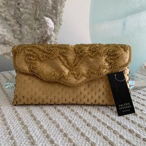 NWT Valerie Stevens Beaded Clutch